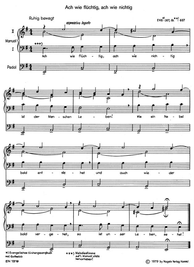 okumenische Chorale fur elektronische Orgel